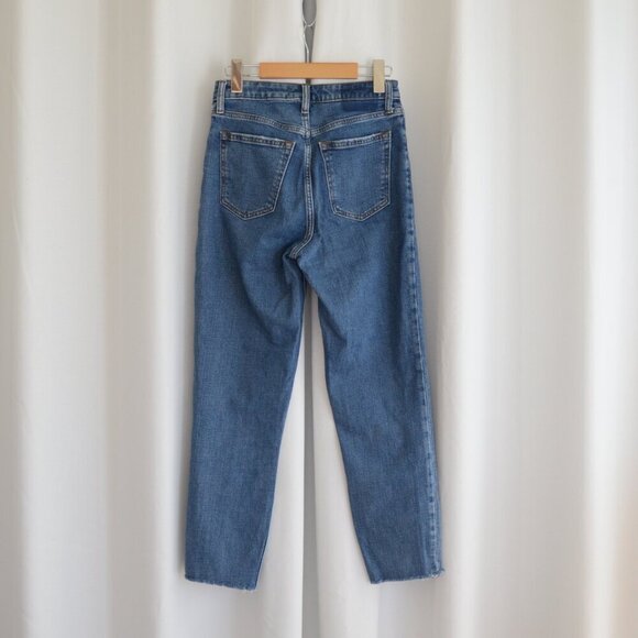 Abercrombie & Fitch The Mom Jeans Curve Love High Rise Button Fly Sz 26/2 - Picture 3 of 7